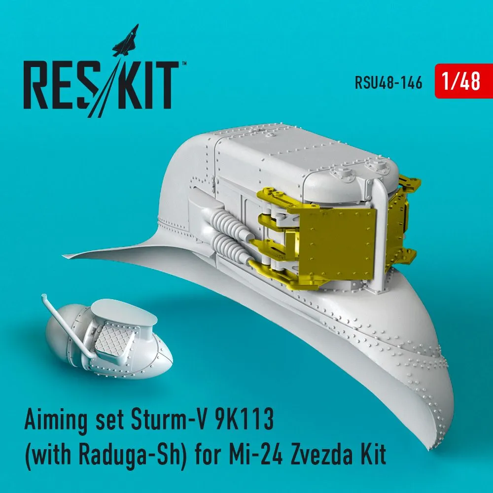 Mi-24 ​​​​​​​Aiming set Sturm-V 9K113 for Zvezda 1:48