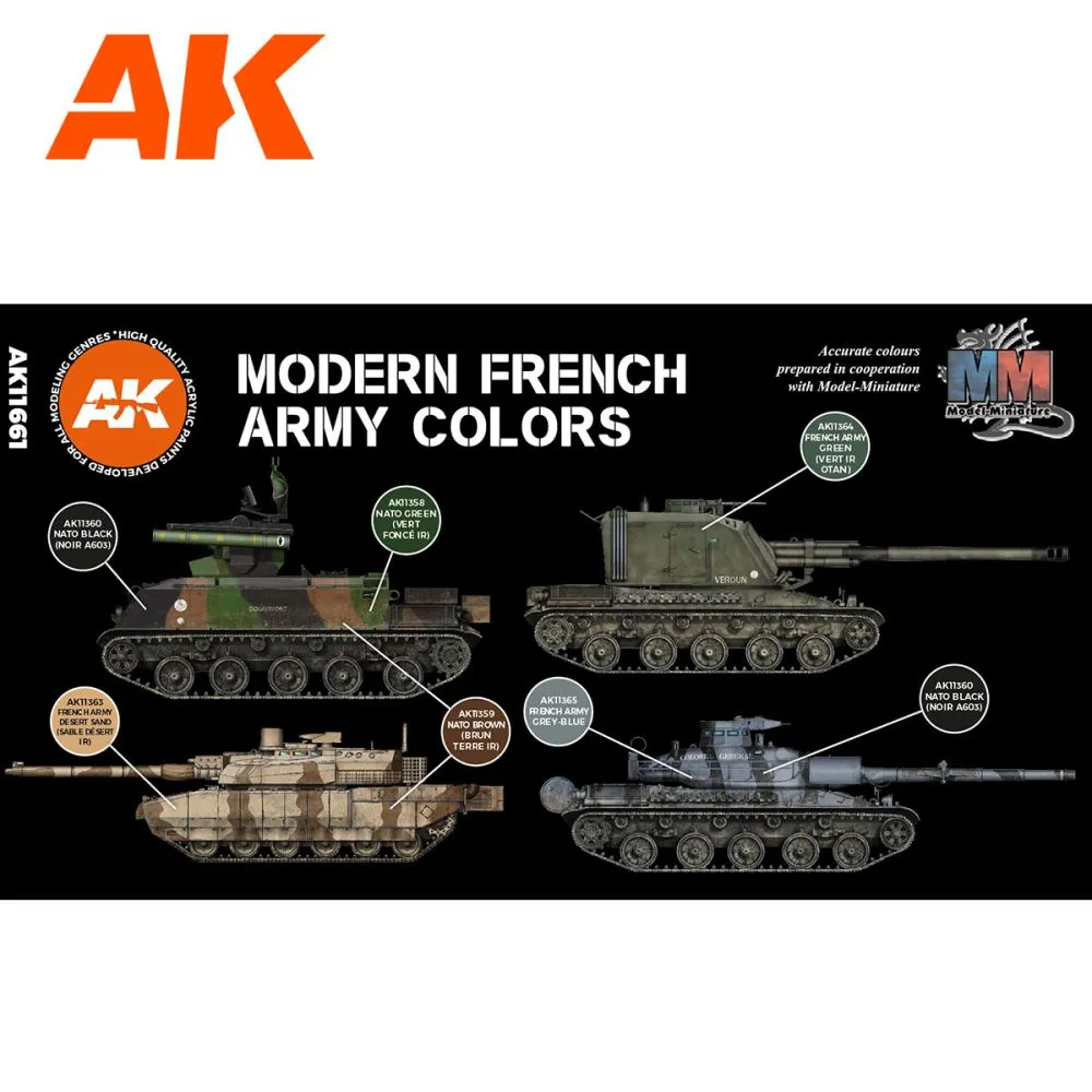 French Modern Amry Colors (3G)