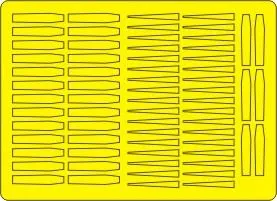 Su-35S EXHAUST NOZZLES (close) mask for G.W.H. 1:48