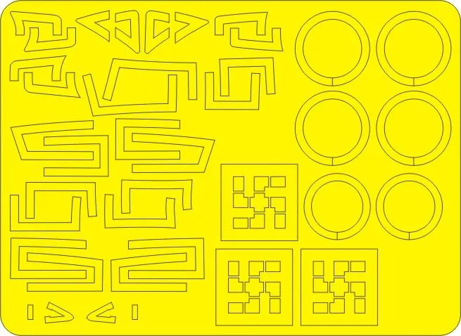 Me 262 B-1/U-1 mask for Revell 1:32