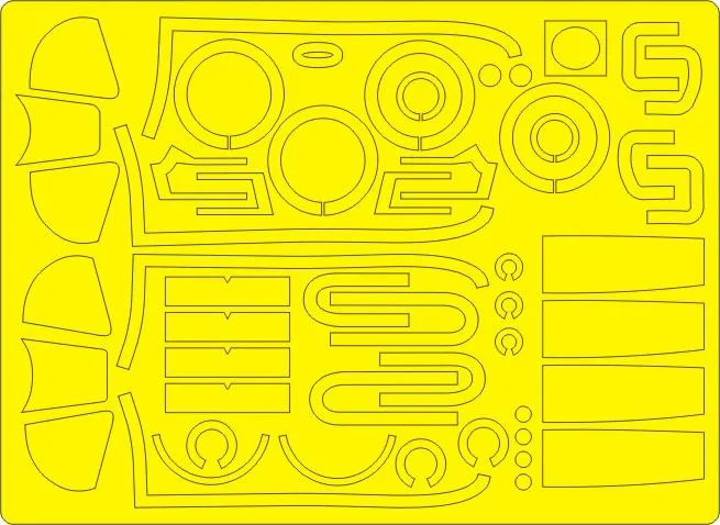 P-51D-5NA Mustang EXPERT mask for Revell 1:48