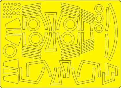 F-104DJ/ TF-104G EXPERT mask for Kinetic 1:48