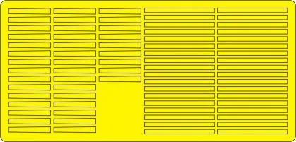 Su-34 Fullback EXHAUST NOZZLES mask for Hobby Boss 1:48