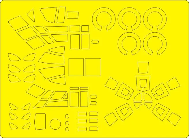 Bristol Blenheim Mk.I mask for Airfix 1:48