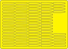 Su-27UB EXHAUST NOZZLES (open) mask for G.W.H. 1:48
