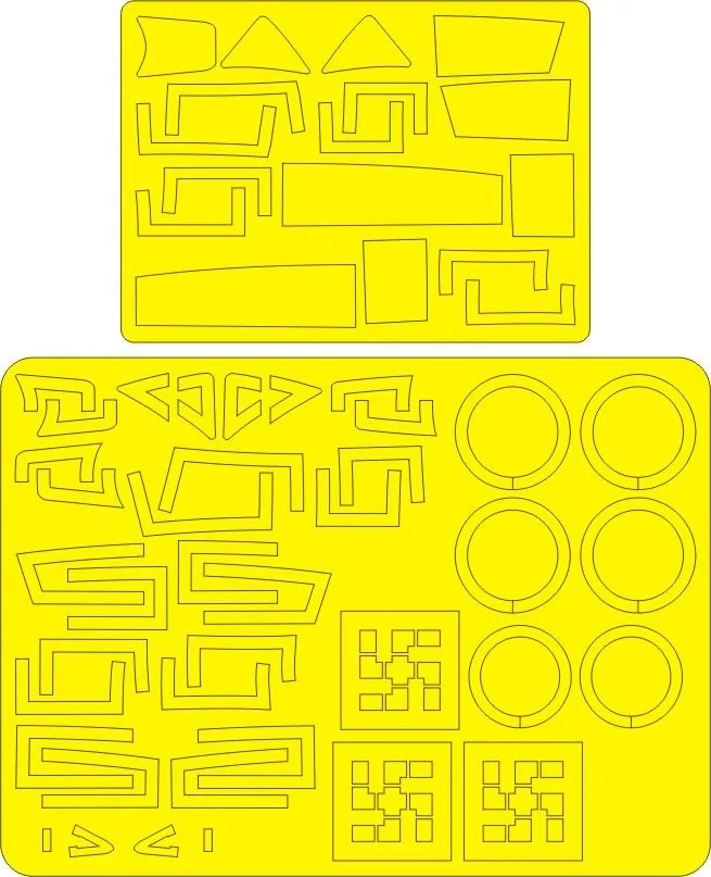 Me 262 B-1/U-1 EXPERT mask for Revell 1:32