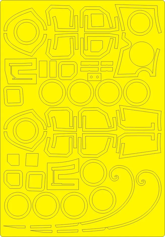 He 219 A-7 Uhu EXPERT mask for Revell 1:32