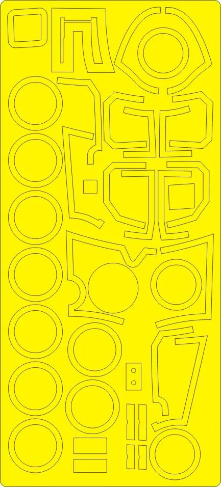 He 219 A-0 / A-2 Nightfighter mask for Revell 1:32