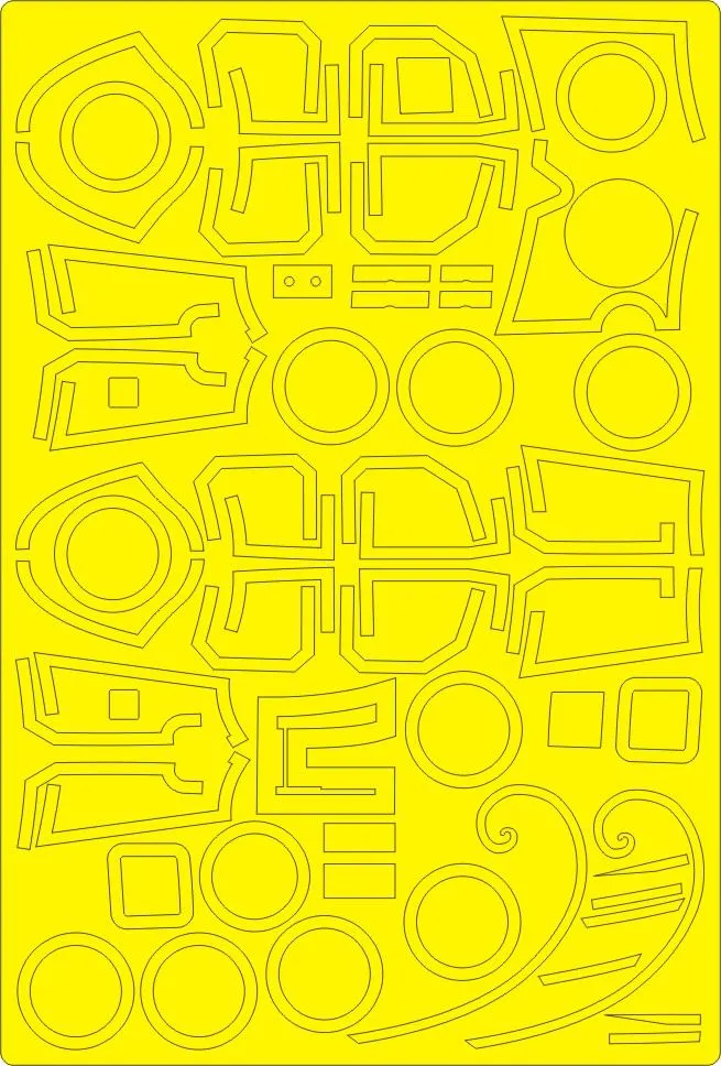 He 219 A-0 / A-2 Nightfighter mask for Revell 1:32