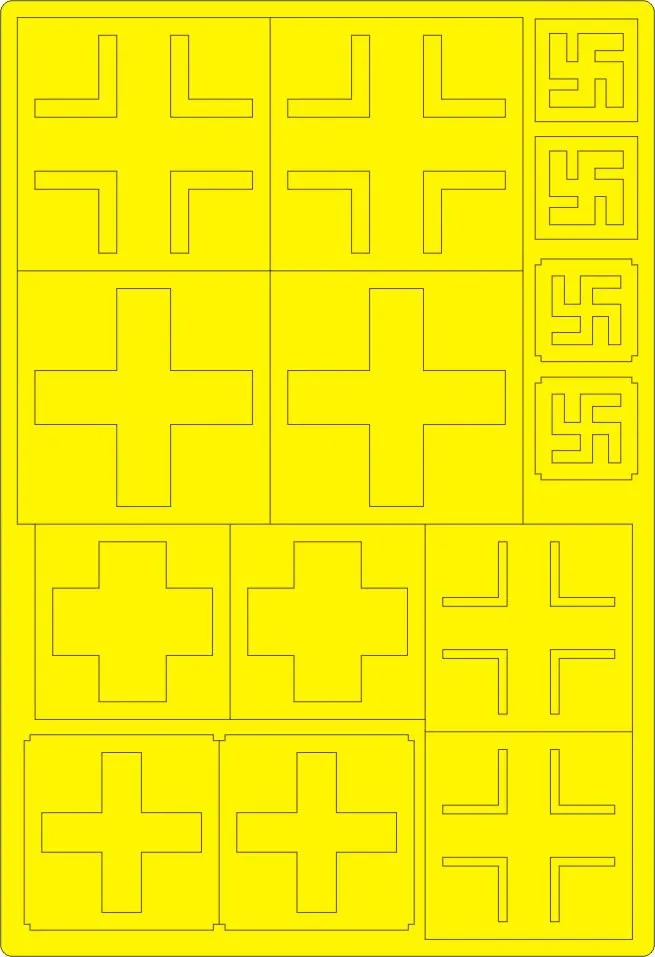 He 219 A-7 Uhu NATIONAL INSIGNIA 1:32