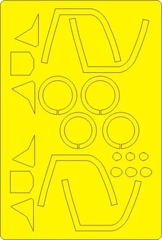 IAR-80A, 81 EXPERT mask for Azur/ S.H. 1:32