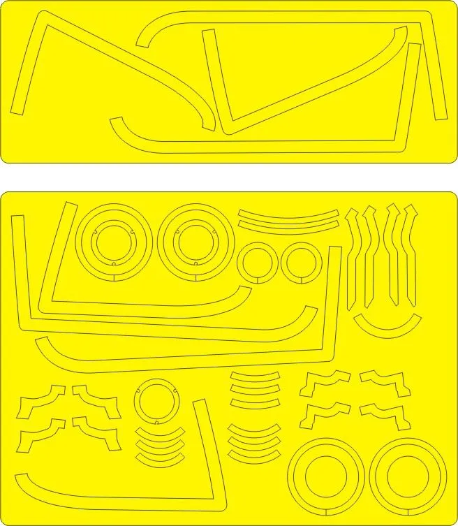 Eurofighter TYPHOON EXPERT mask for Revell 1:32