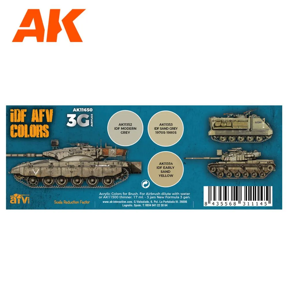 IDF modern AFV colors (3G)