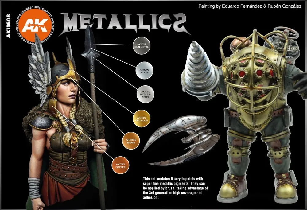 Metallics Colors set (3G)