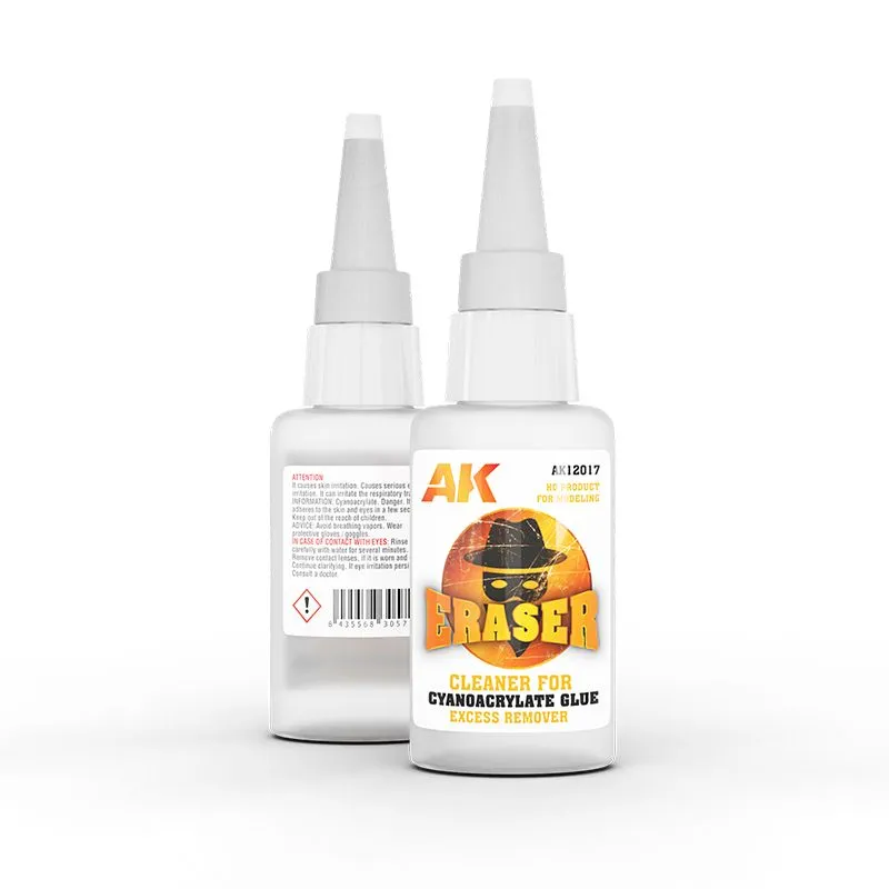 Eraser - Cleaner for Cyanoacrykate glue
