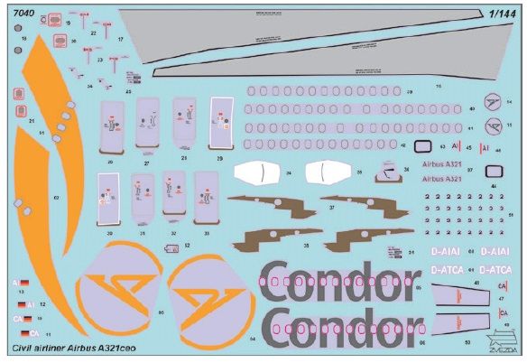Airbus A321ceo 1:144