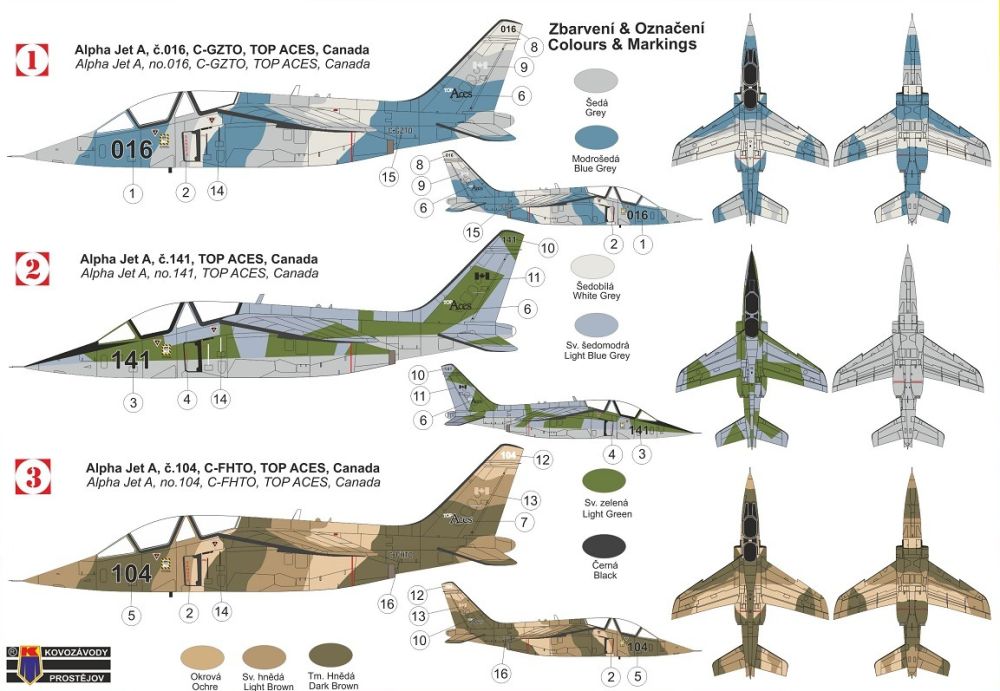 Alpha Jet A - Canadian Top Aces 1:72