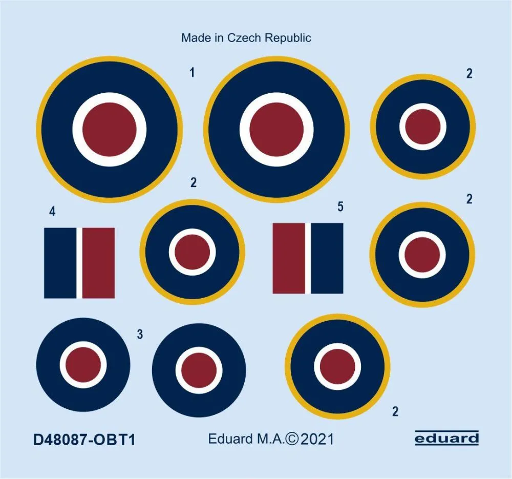 Tempest Mk. II roundels 1:48