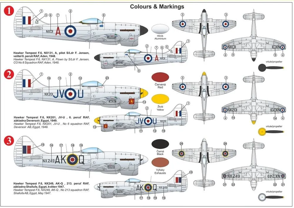 Tempest F.6 - Silver wings 1:72