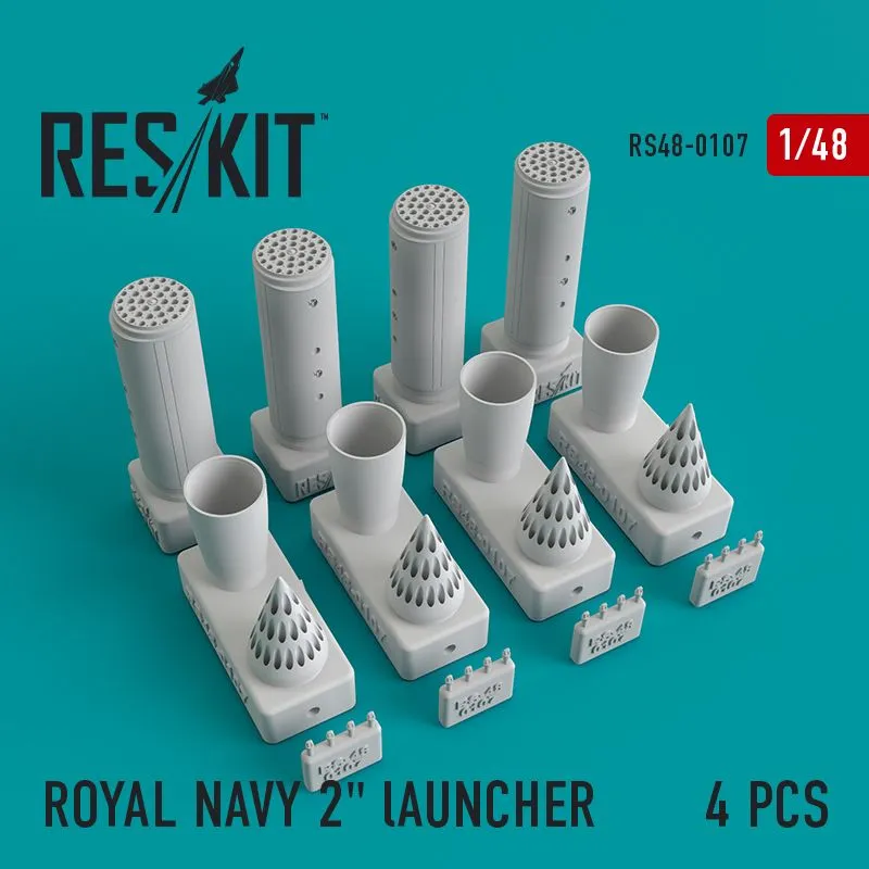 ROYAL NAVY 2" rocket launcher 1:48