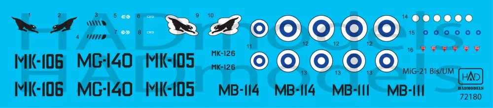 MiG-21 Bis/UM Finnish Air Force 1:72