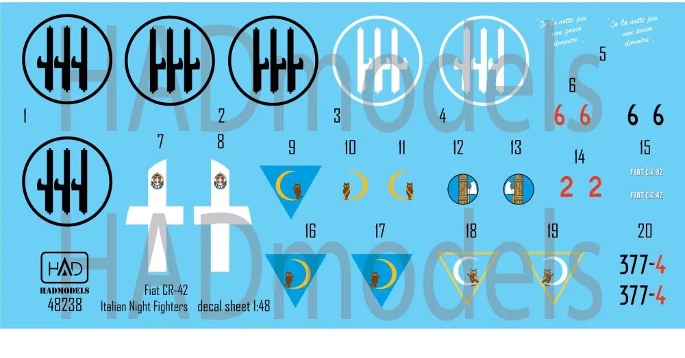 Fiat CR.42 Italian Night figthers 1:48