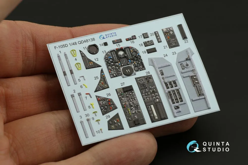 F-105D interior for Hobby Boss 1:48