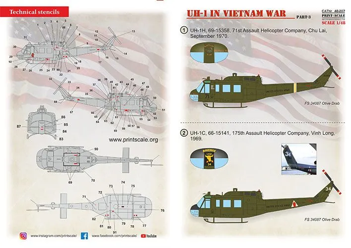 UH-1 in Vietnam War Part.2 1:48