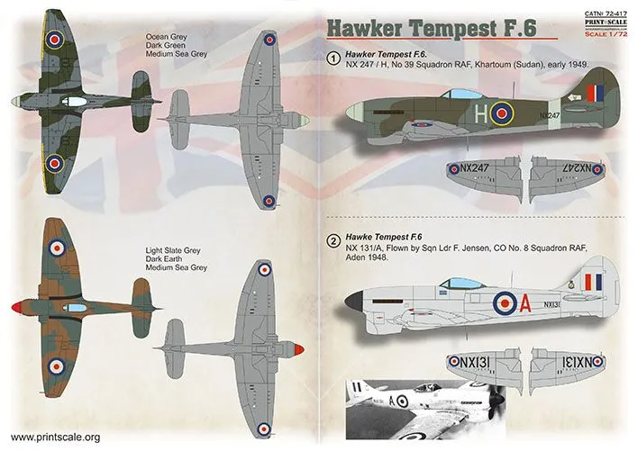Hawker Tempest F.6 1:72