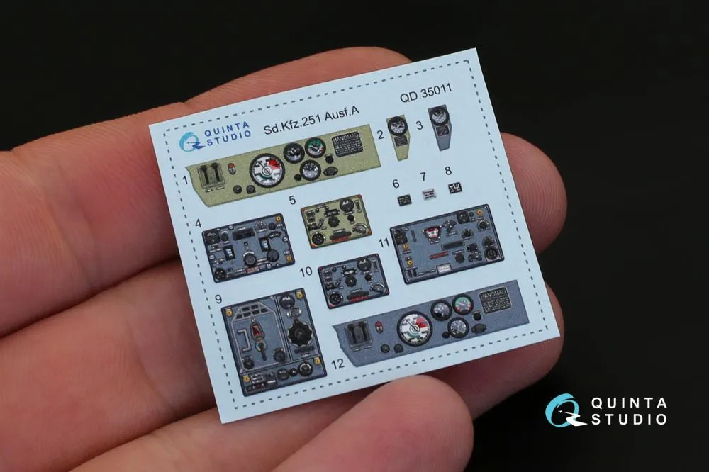 Kfz.251 Ausf.A interior set 1:35