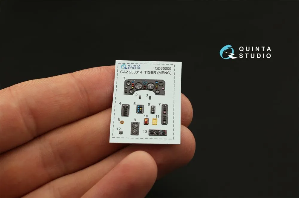 GAZ 233014 Tiger interior 1:35