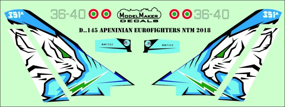 EF Typhoon - Apennine Eurofighters NTM 2018 1:48