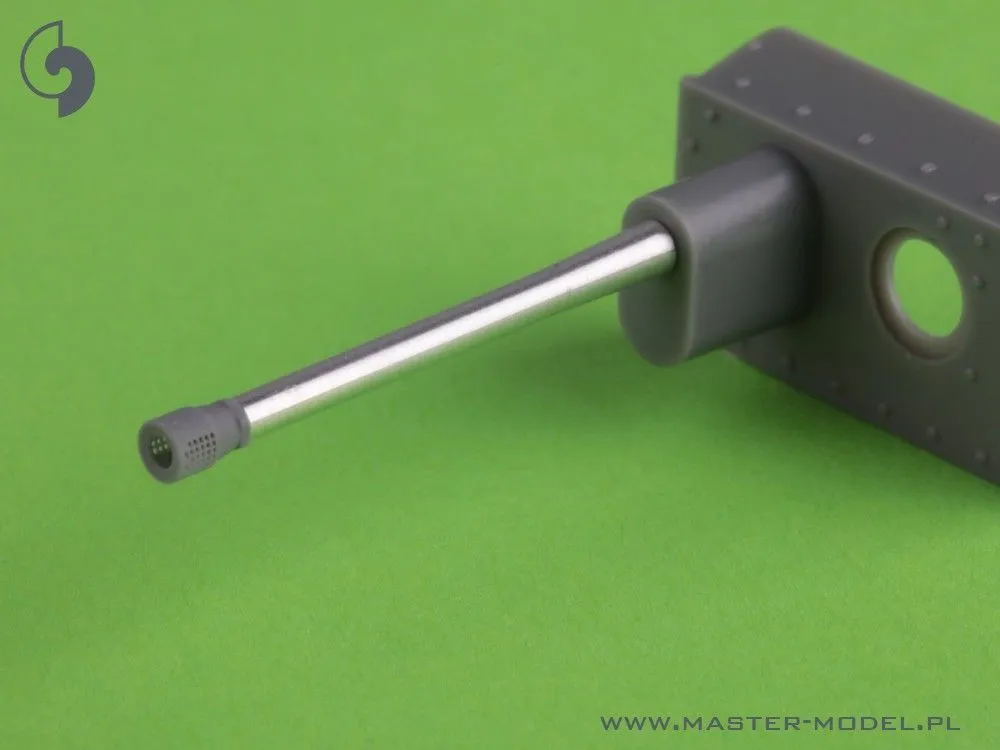 Polish light tank 7TP single turret 37mm gun barrel & signal horn 1:35