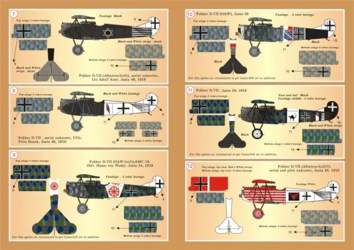 Fokker D VII Part 1 1:72