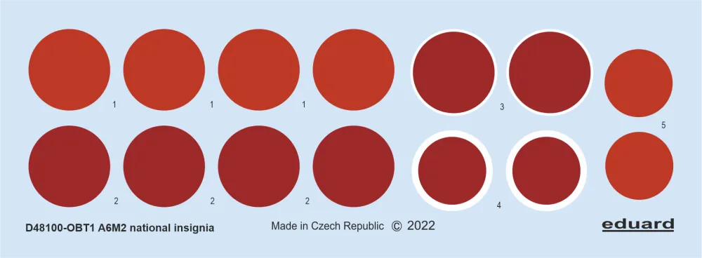 A6M2 national insignia 1:48