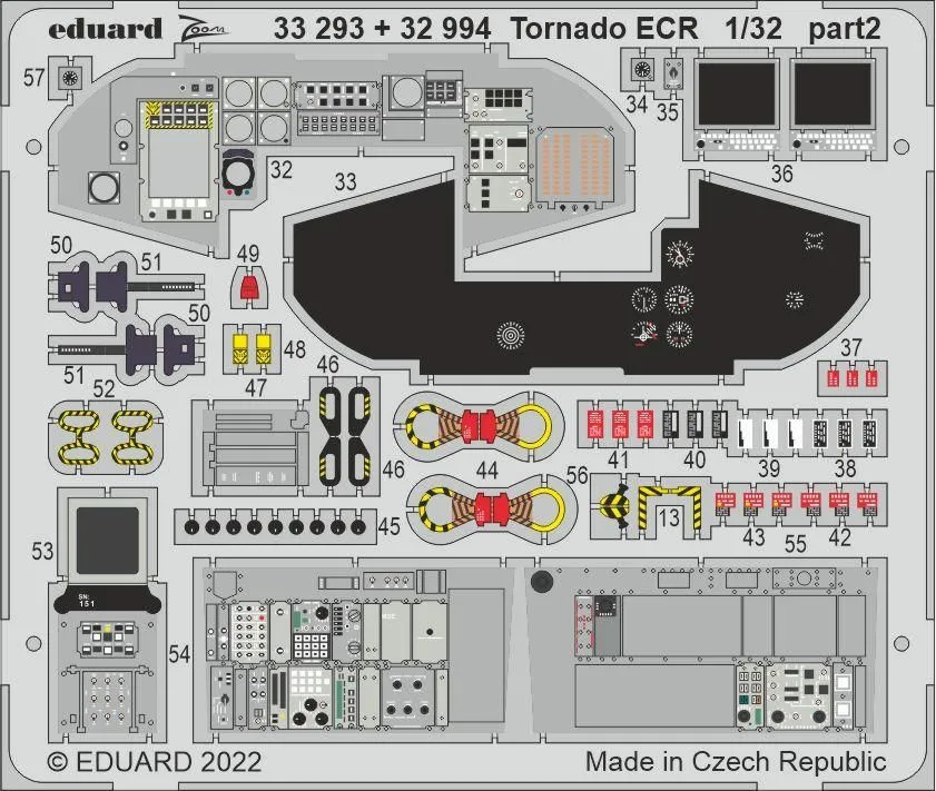 Tornado ECR interior for Italeri 1:32