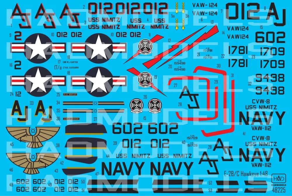 E-2B/C VAW-124, VAW-112 B 1:48