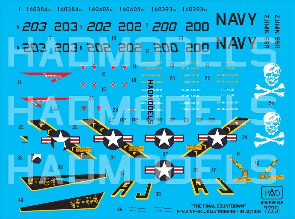 F-14A Jolly Rogers - The final Countdown 1:72