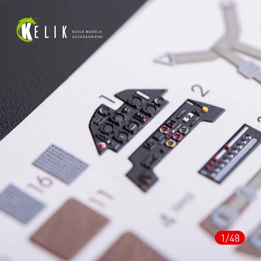 Bf 109E interior WingsyKits 1:48