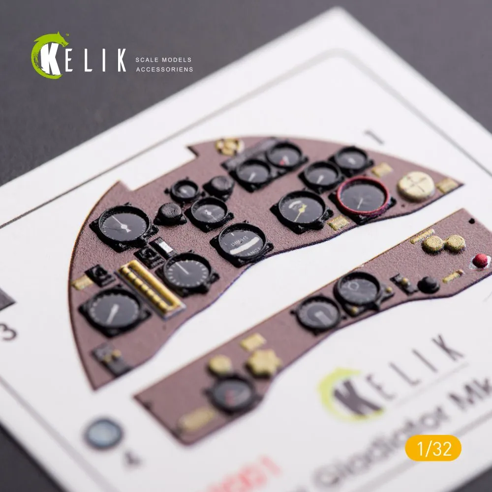 Gladiator Mk.II interior for ICM 1:32