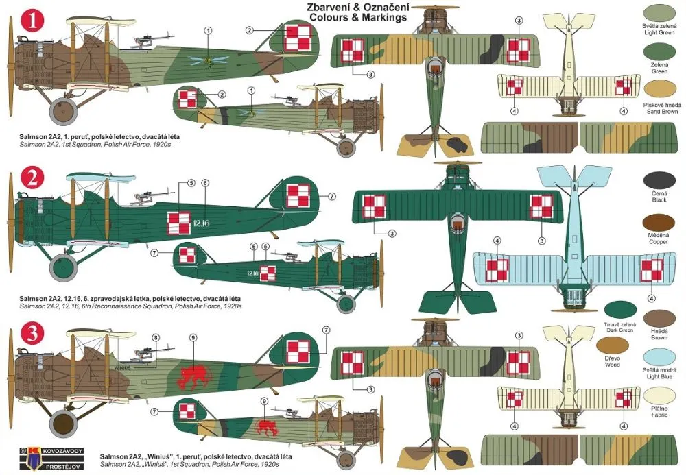 Salmson Sal.2A2 - In Polish Services 1:72