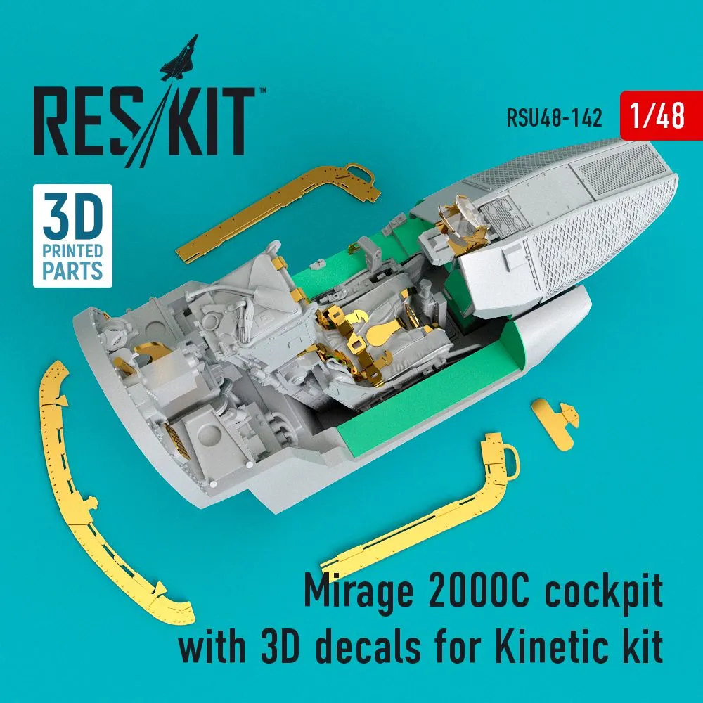 Mirage 2000C cockpit for Kinetic 1:48