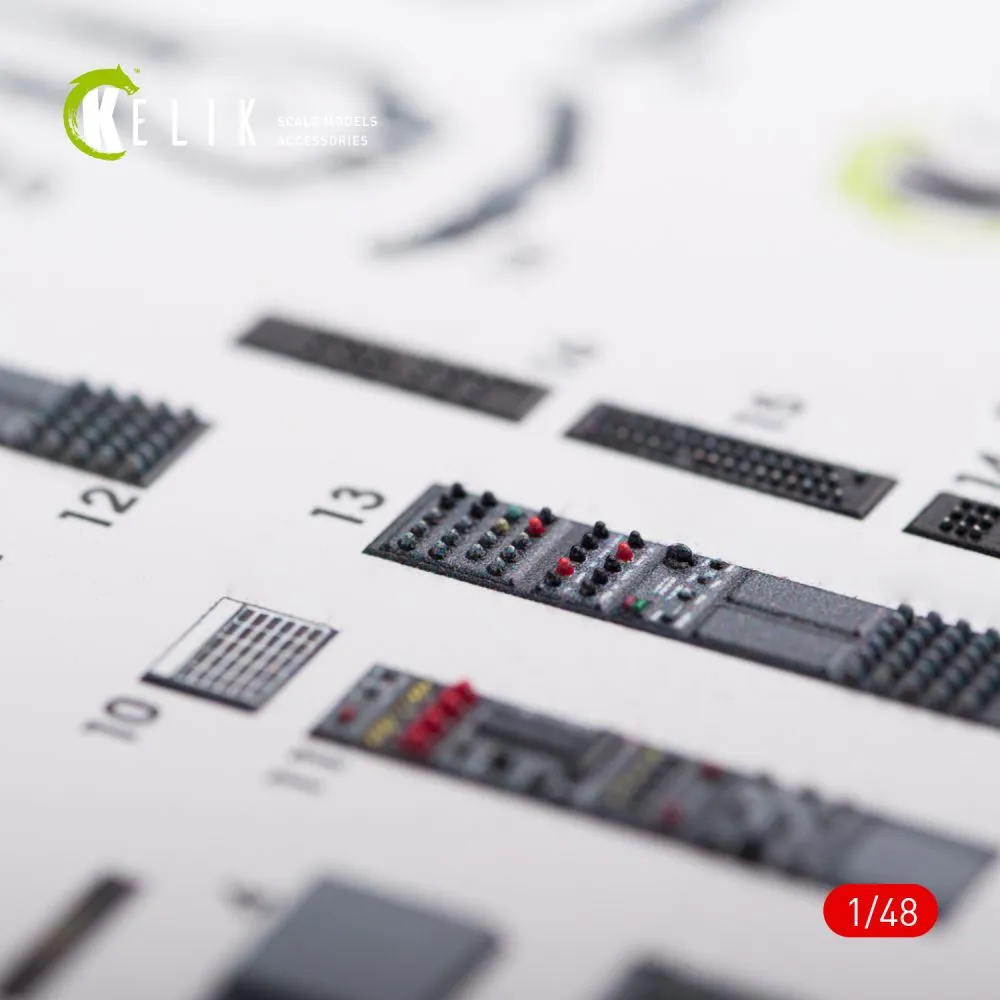 AH-64D "Apache longbow" interior for Hasegawa 1:48