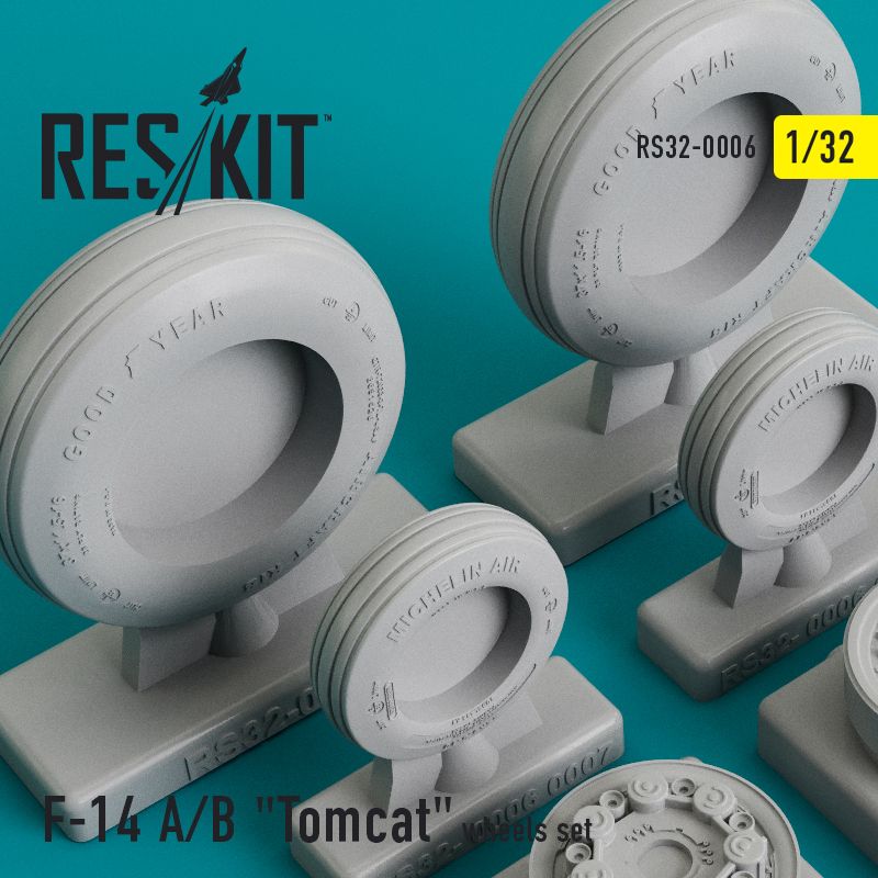F-14 (A,B) "Tomcat" wheels 1:32