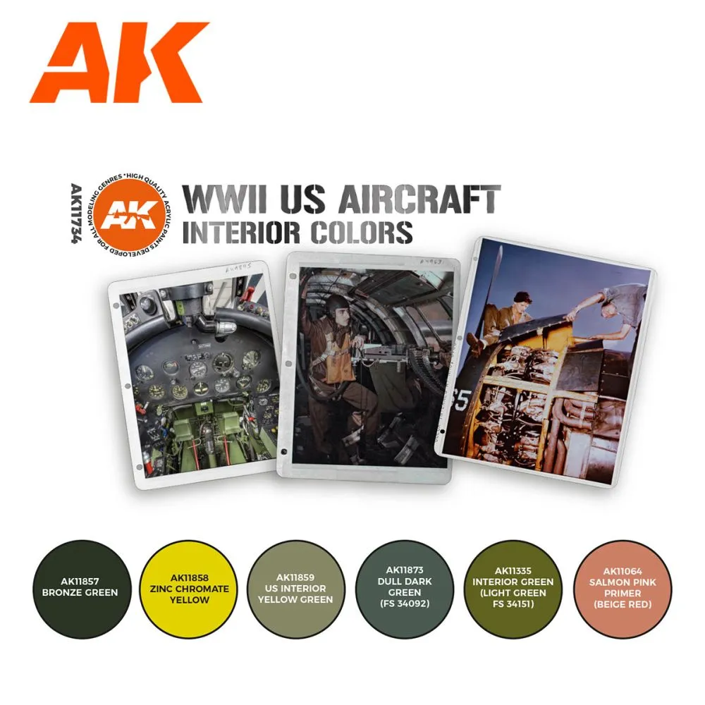 US WWII Aircraft Interior Colors (3G)