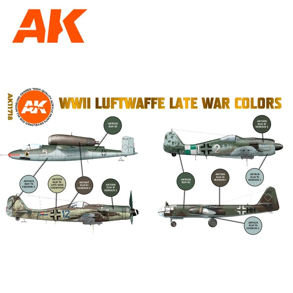 Luftwaffe WWII late war Colors (3G)