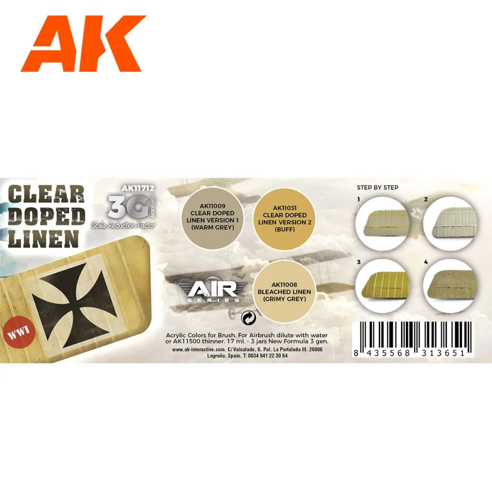 Clear Doped Linen (3G)