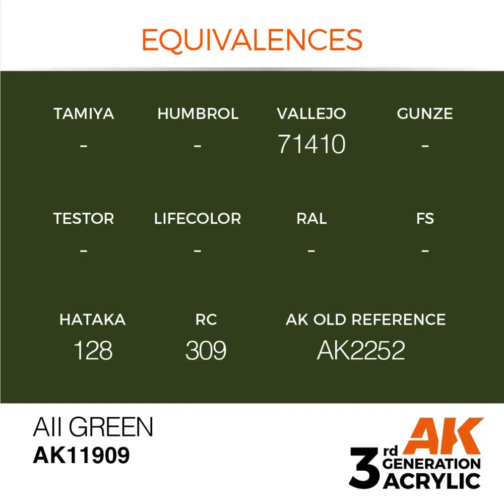AII Green 17ml (3G)