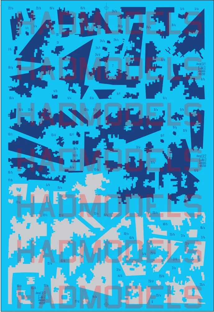 Su-27 Flanker B - Digit Camouflage 1:48