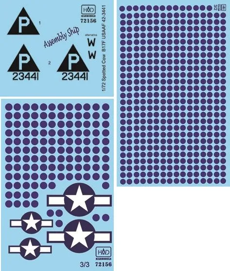 B-17F Spotted Cow USAF 1:72